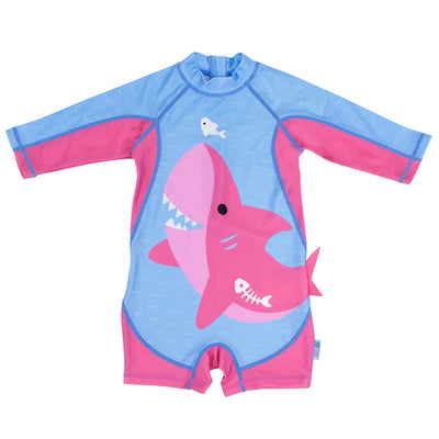 Baby and Toddler Girl Sophie the Shark One Piece Surf Suit