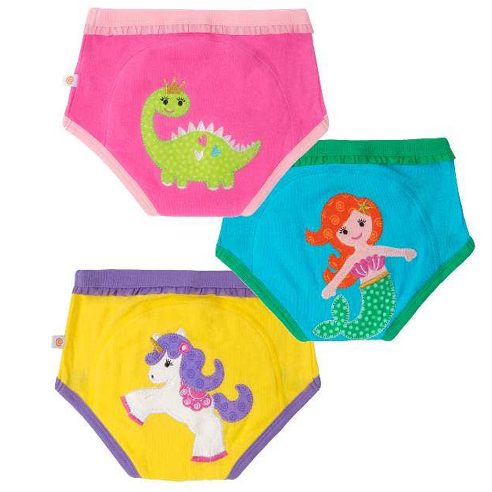 Fairy Tails ORGANIC Girls Potty Training Pant 3 pc Set
