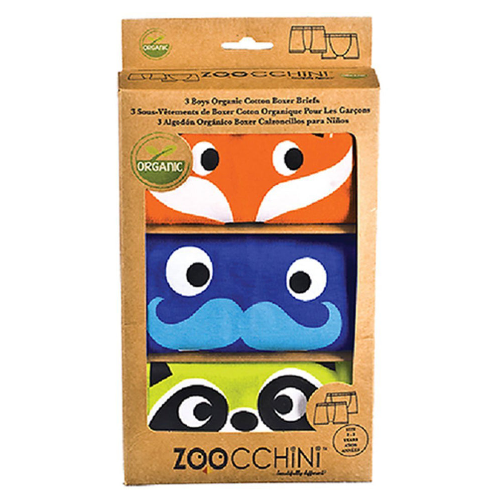 Crazy Critters ORGANIC Boys Boxer 3 pc Set