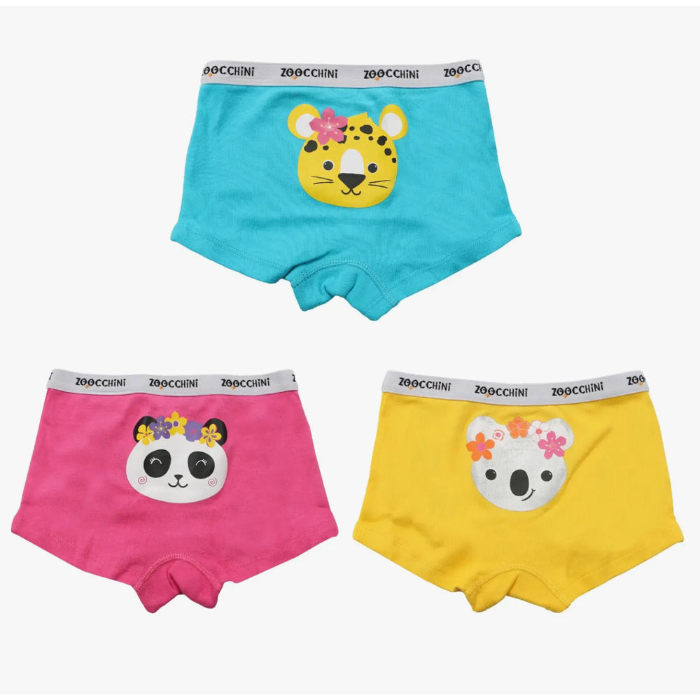 Little Girls Organic Hipster Shorts Flower Power 3pc Set