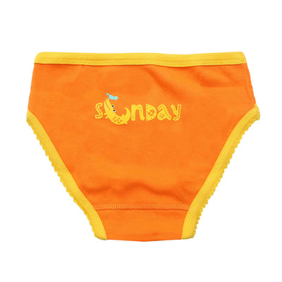 Little Girls Organic Panties Days of the Week 7pc Set