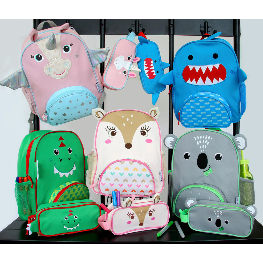 Zoocchini Toddler Kids Pencil Case Pouch Organizer - Allie the