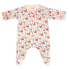 Organic Cotton Baby Boys Crab Print Footie