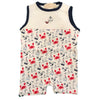 Organic Baby Boys Crab Print Romper