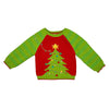 Boys Christmas Tree 100% Knit Cotton Sweater